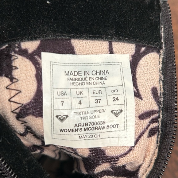 Roxy faux suede motorcycle style boots - Picture 8 of 9